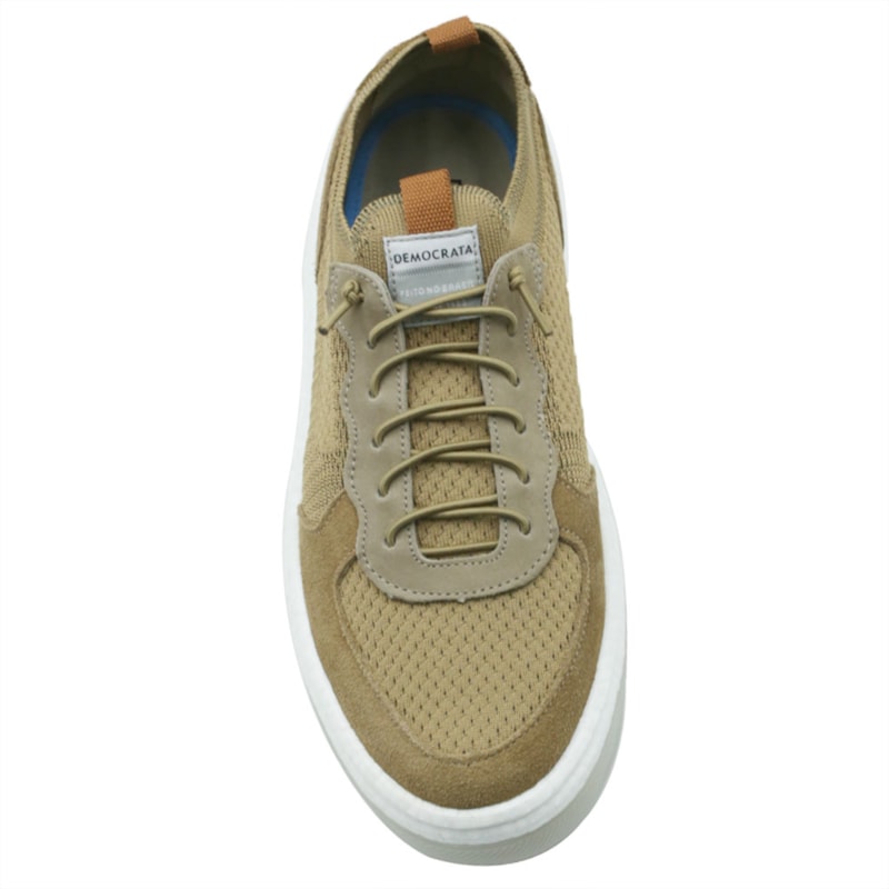 MASCULINO SAPATENIS CASUAL DEMOCRATA BEAT PULSE  623102 002 AVELA/BEGE