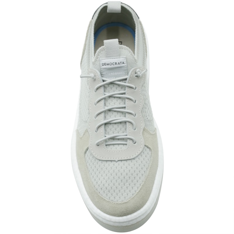 MASCULINO SAPATENIS CASUAL DEMOCRATA BEAT PULSE  623102 003 OFF WHITE/LAMINADO