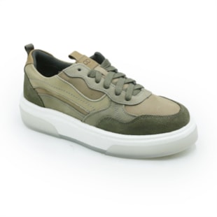 MASCULINO SAPATENIS CASUAL DEMOCRATA BEAT PULSE  623105 002 GRAFITE/RATO