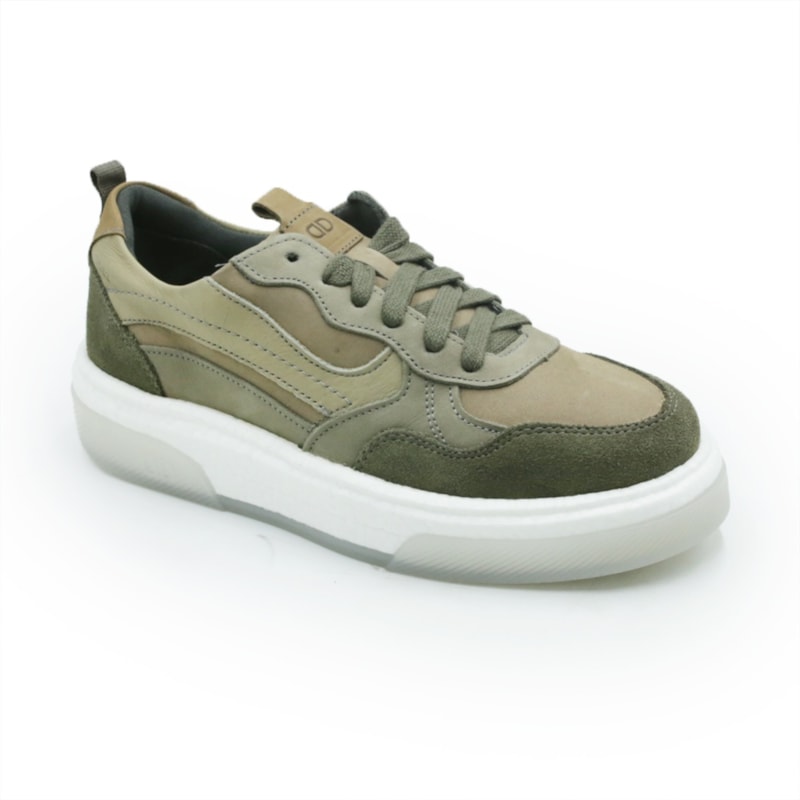 MASCULINO SAPATENIS CASUAL DEMOCRATA BEAT PULSE  623105 002 GRAFITE/RATO