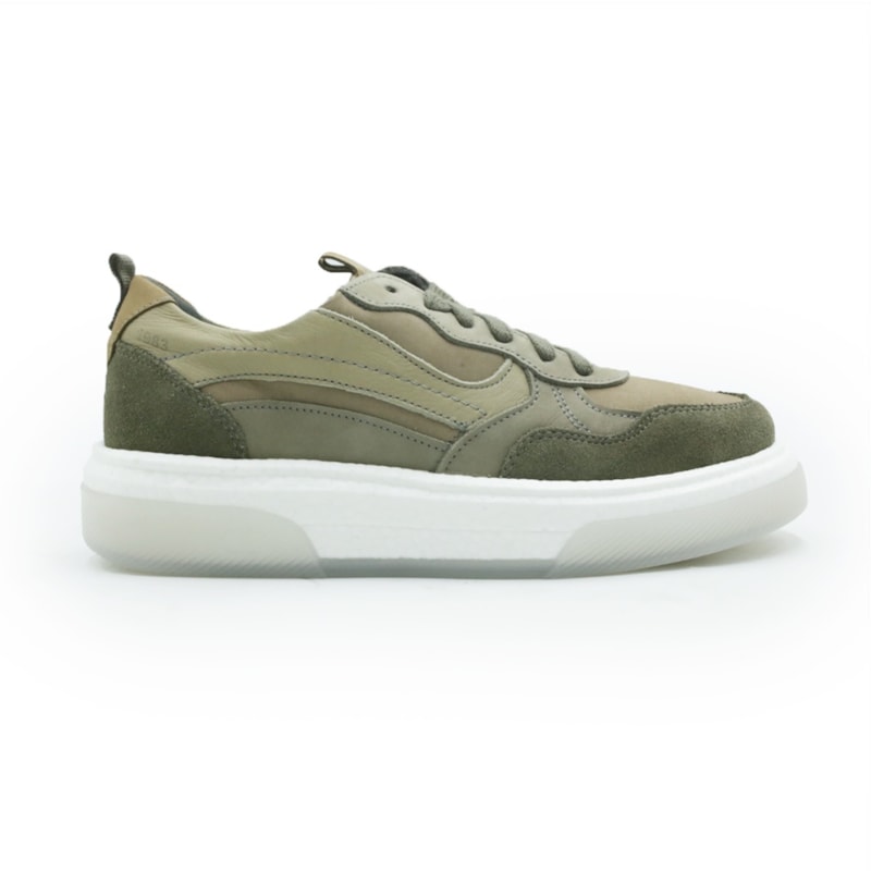 MASCULINO SAPATENIS CASUAL DEMOCRATA BEAT PULSE  623105 002 GRAFITE/RATO