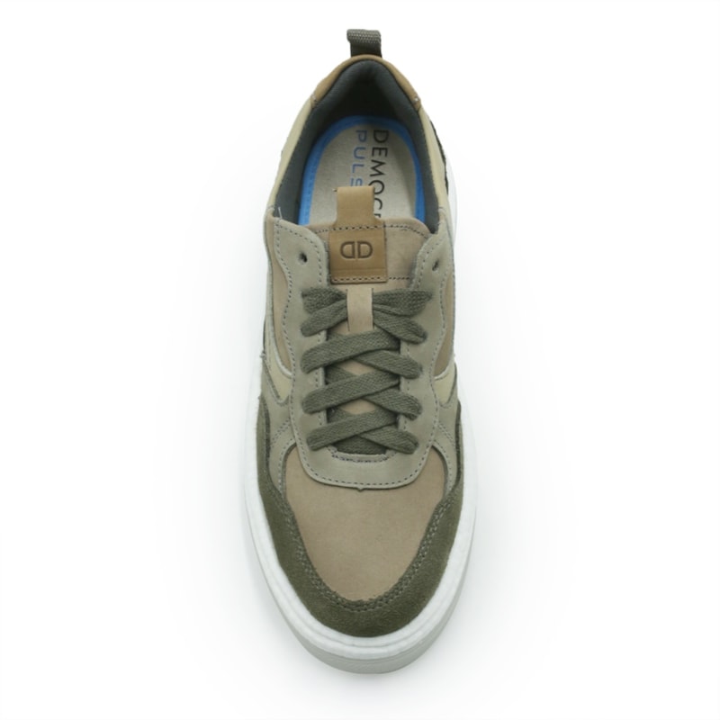 MASCULINO SAPATENIS CASUAL DEMOCRATA BEAT PULSE  623105 002 GRAFITE/RATO