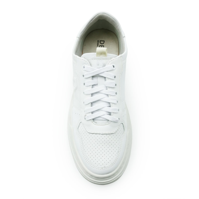 MASCULINO SAPATENIS CASUAL DEMOCRATA BLOCK  240501 006 BRANCO