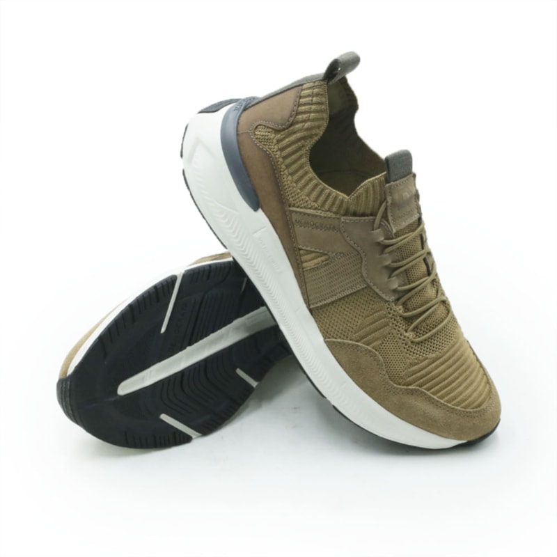 MASCULINO SAPATENIS CASUAL DEMOCRATA BRAD  527103 004 AVELA/BEGE