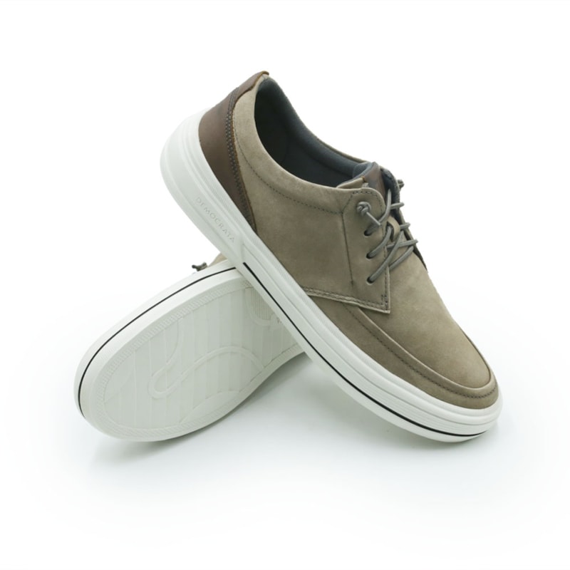MASCULINO SAPATENIS CASUAL DEMOCRATA CLAY  290302 004 RATO