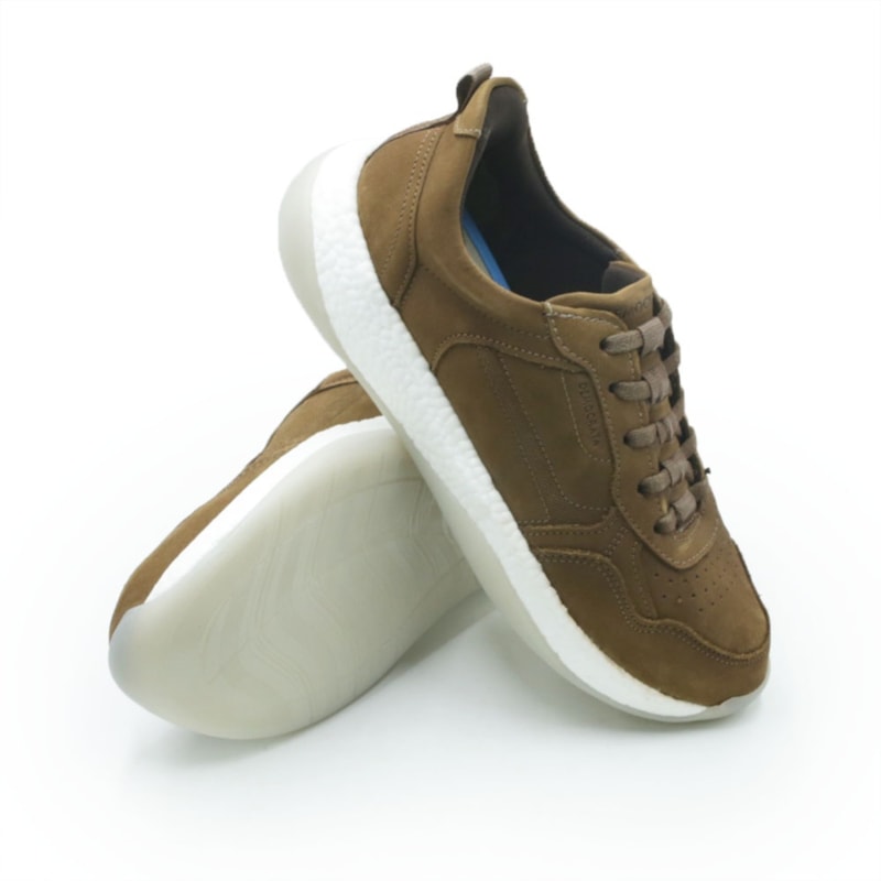 MASCULINO SAPATENIS CASUAL DEMOCRATA DRAFT PULS  635101 003 CASTANHO