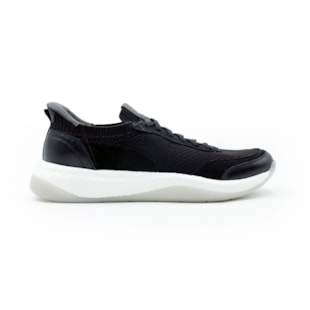 MASCULINO SAPATENIS CASUAL DEMOCRATA DRAFT PULS  635102 001 PRETO/PRETO