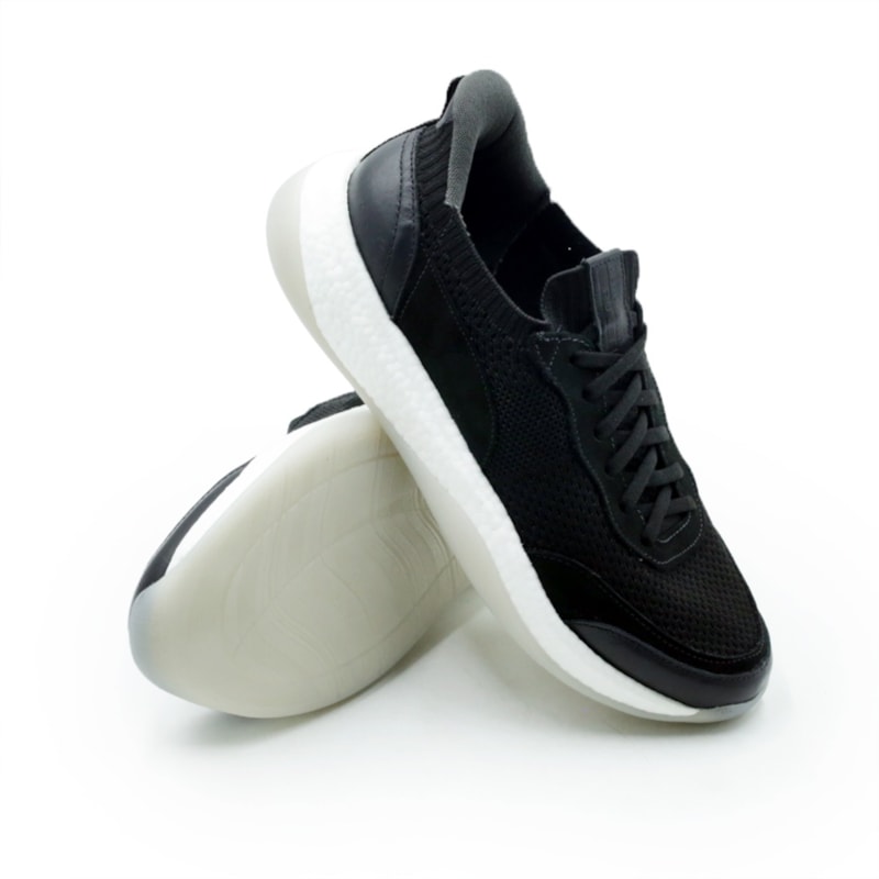 MASCULINO SAPATENIS CASUAL DEMOCRATA DRAFT PULS  635102 001 PRETO/PRETO