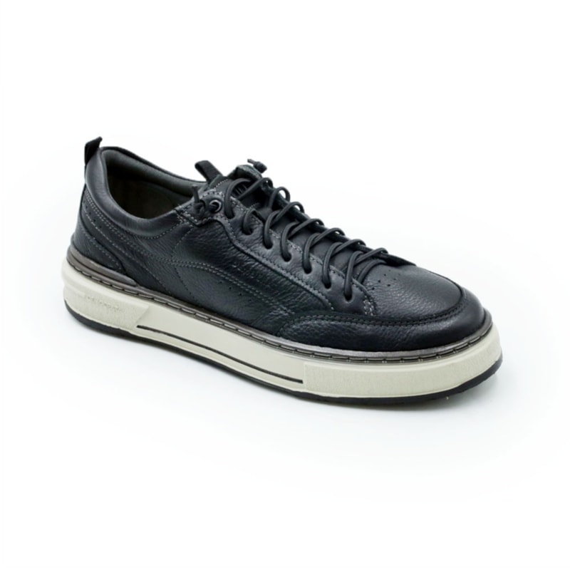 MASCULINO SAPATENIS CASUAL DEMOCRATA FOSTER  640201 001 PRETO