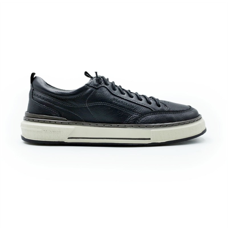 MASCULINO SAPATENIS CASUAL DEMOCRATA FOSTER  640201 001 PRETO
