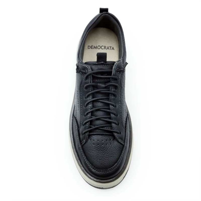 MASCULINO SAPATENIS CASUAL DEMOCRATA FOSTER  640201 001 PRETO