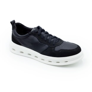 MASCULINO SAPATENIS CASUAL DEMOCRATA GROOVE FUL  240701 001 PRETO INTENSO/PRETO