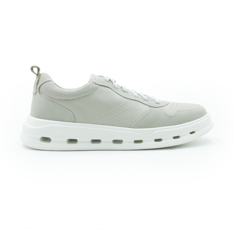 MASCULINO SAPATENIS CASUAL DEMOCRATA GROOVE FUL  240701 003 CINZA CLOUDY