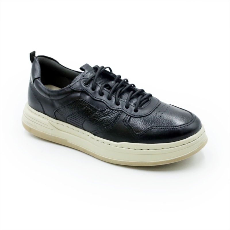 MASCULINO SAPATENIS CASUAL DEMOCRATA HARPER  240051 001 PRETO