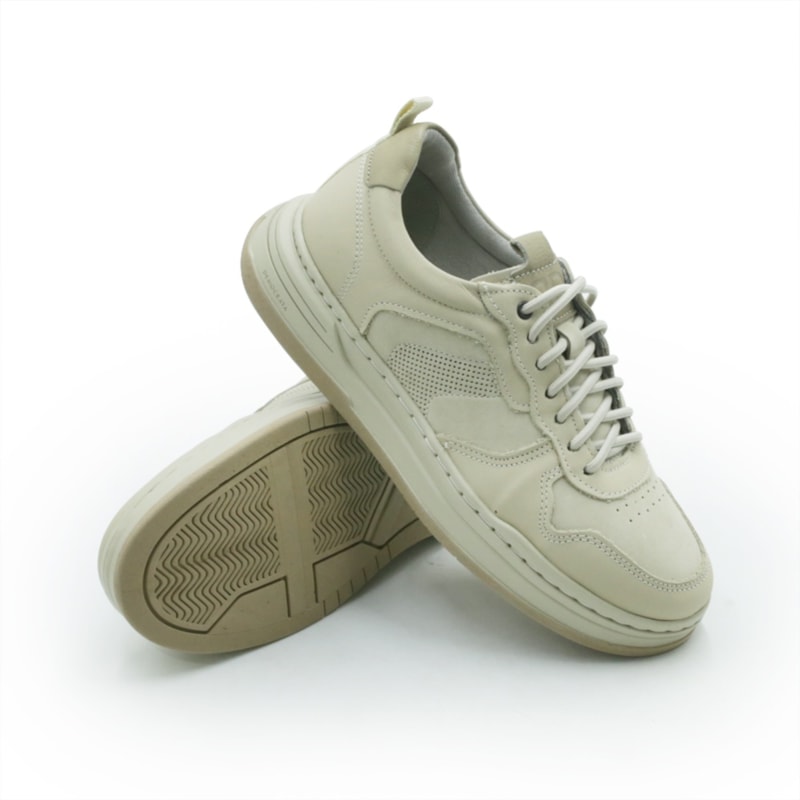MASCULINO SAPATENIS CASUAL DEMOCRATA HARPER  240051 005 CREME