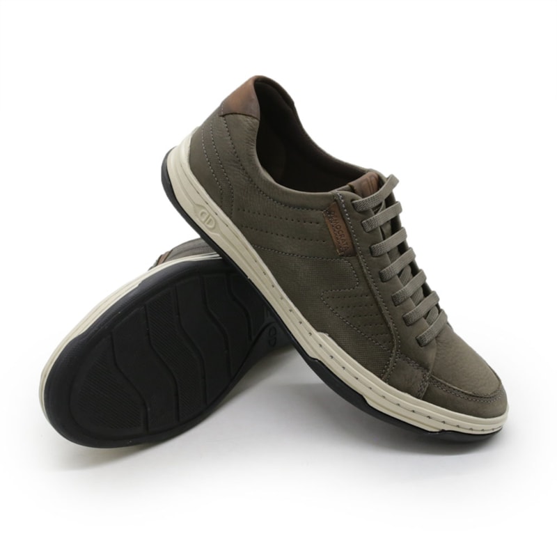 MASCULINO SAPATENIS CASUAL DEMOCRATA JAY  151401 004 SMOKE