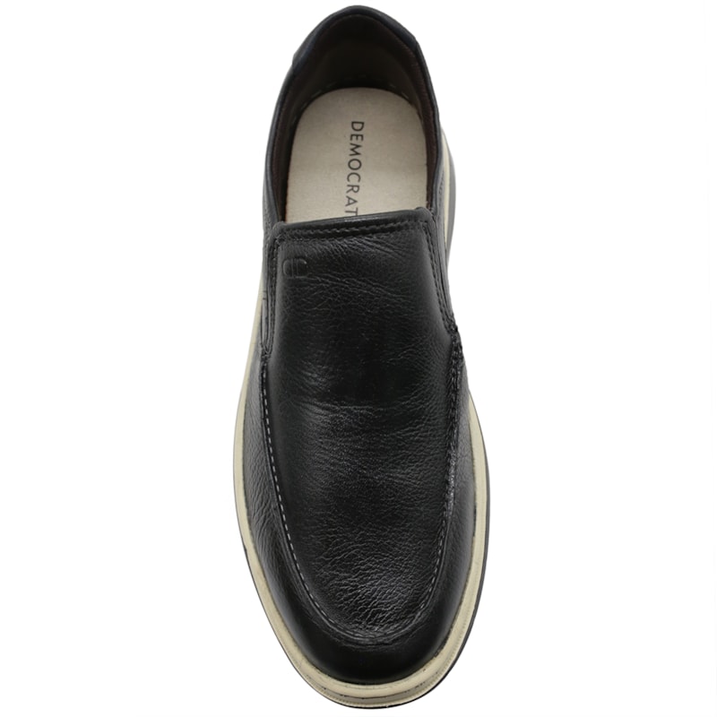 MASCULINO SAPATENIS CASUAL DEMOCRATA LEAVE  245201 001 PRETO