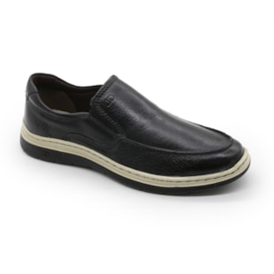MASCULINO SAPATENIS CASUAL DEMOCRATA LEAVE  245201 001 PRETO
