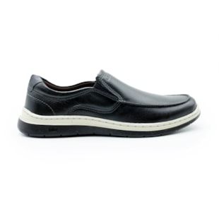 MASCULINO SAPATENIS CASUAL DEMOCRATA LEAVE  245201 001 PRETO