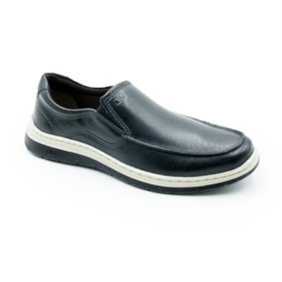 MASCULINO SAPATENIS CASUAL DEMOCRATA LEAVE  245201 001 PRETO