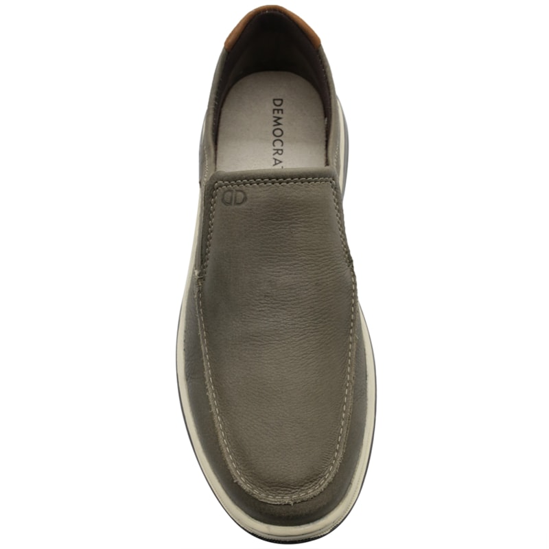 MASCULINO SAPATENIS CASUAL DEMOCRATA LEAVE  245201 004 SMOKE