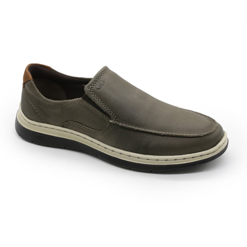 MASCULINO SAPATENIS CASUAL DEMOCRATA LEAVE  245201 004 SMOKE