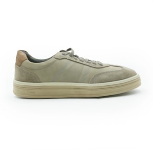 MASCULINO SAPATENIS CASUAL DEMOCRATA LOEN  703201 002 CINZA RATO/TITANIO