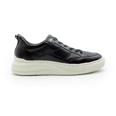MASCULINO SAPATENIS CASUAL DEMOCRATA PACE 653101 001 PRETO