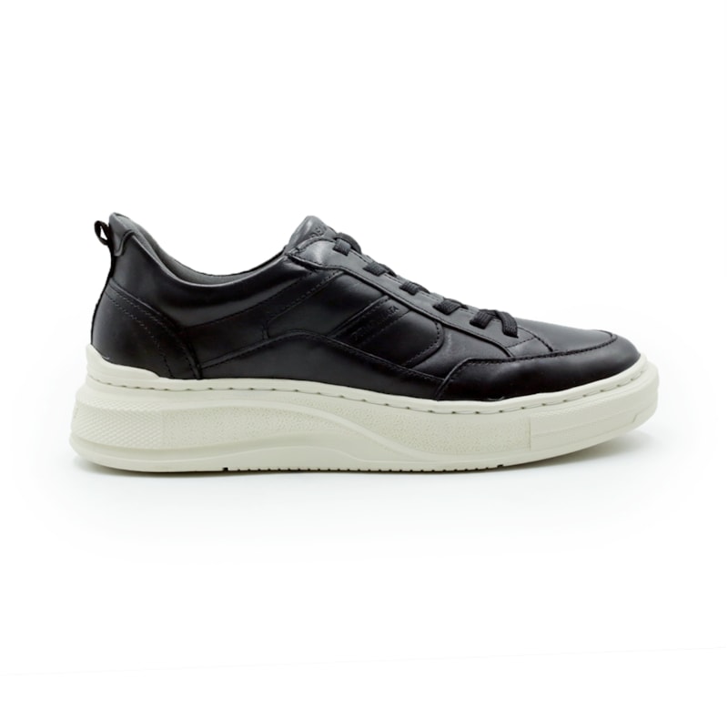 MASCULINO SAPATENIS CASUAL DEMOCRATA PACE 653101 001 PRETO