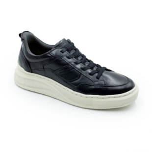 MASCULINO SAPATENIS CASUAL DEMOCRATA PACE 653101 001 PRETO