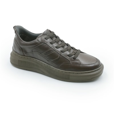 MASCULINO SAPATENIS CASUAL DEMOCRATA PACE 653101 002 TABACO