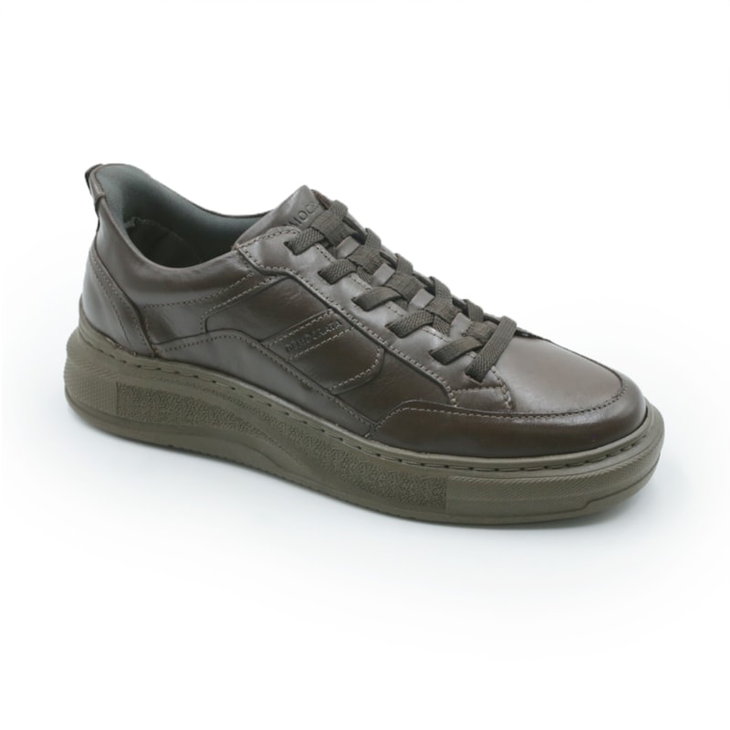MASCULINO SAPATENIS CASUAL DEMOCRATA PACE 653101 002 TABACO