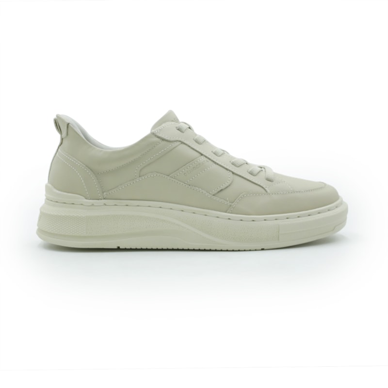 MASCULINO SAPATENIS CASUAL DEMOCRATA PACE 653101 005 CREME