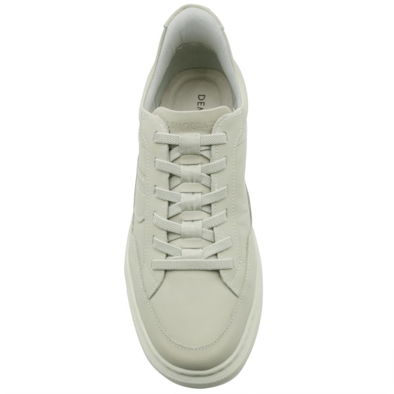 MASCULINO SAPATENIS CASUAL DEMOCRATA PACE 653101 005 CREME