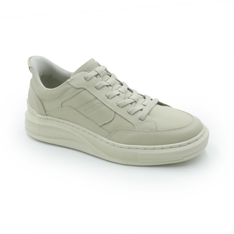 MASCULINO SAPATENIS CASUAL DEMOCRATA PACE 653101 005 CREME