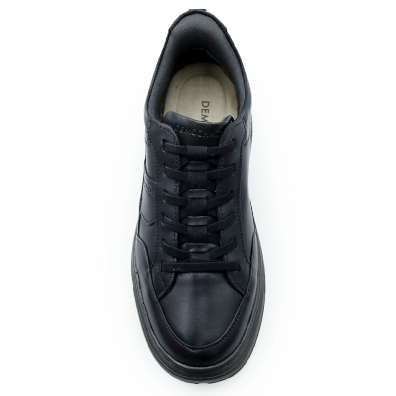 MASCULINO SAPATENIS CASUAL DEMOCRATA PACE CALCE  653101 006 PRETO