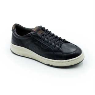 MASCULINO SAPATENIS CASUAL DEMOCRATA STEP  640301 001 PRETO