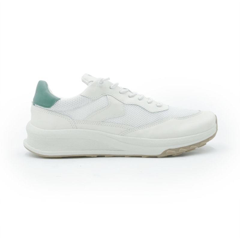 MASCULINO SAPATENIS CASUAL FERRACINI 1691 E NYLON BRANCO / ROCK BRANCO