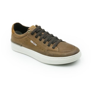 MASCULINO SAPATENIS CASUAL FERRACINI  2074 F NOBUCK CHOCOLATE - NOBUCK TABACO