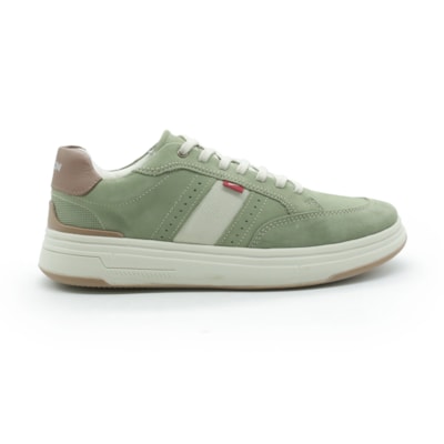 MASCULINO SAPATENIS CASUAL FERRACINI 7163 683 ESPORT VERDE MILITAR - NAPA SPORT OFF-WHITE