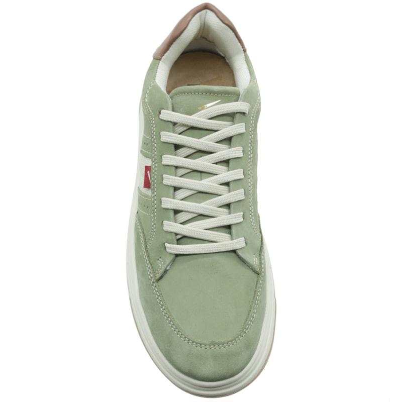 MASCULINO SAPATENIS CASUAL FERRACINI 7163 683 ESPORT VERDE MILITAR - NAPA SPORT OFF-WHITE