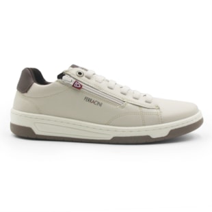 MASCULINO SAPATENIS CASUAL FERRACINI 8052 617 C DUBAY CINZA CLARO - DUBAY TABACO