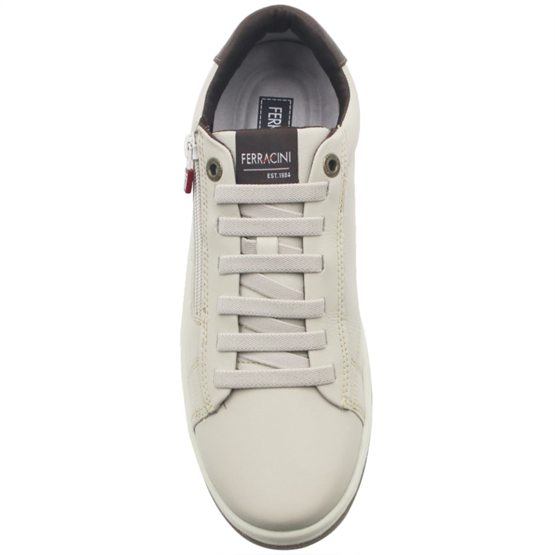 MASCULINO SAPATENIS CASUAL FERRACINI 8052 617 C DUBAY CINZA CLARO - DUBAY TABACO