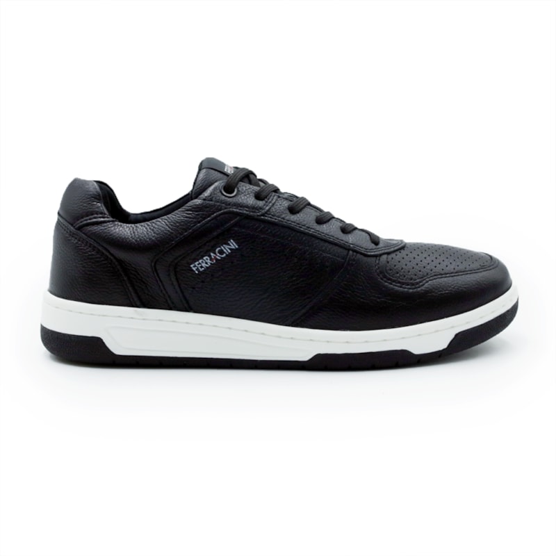 MASCULINO SAPATENIS CASUAL FERRACINI 8058 A DUBAY PRETO/ DUBAY PRETO