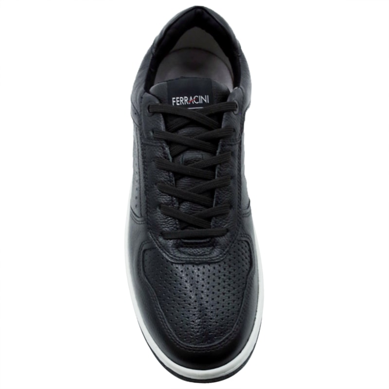 MASCULINO SAPATENIS CASUAL FERRACINI 8058 A DUBAY PRETO/ DUBAY PRETO