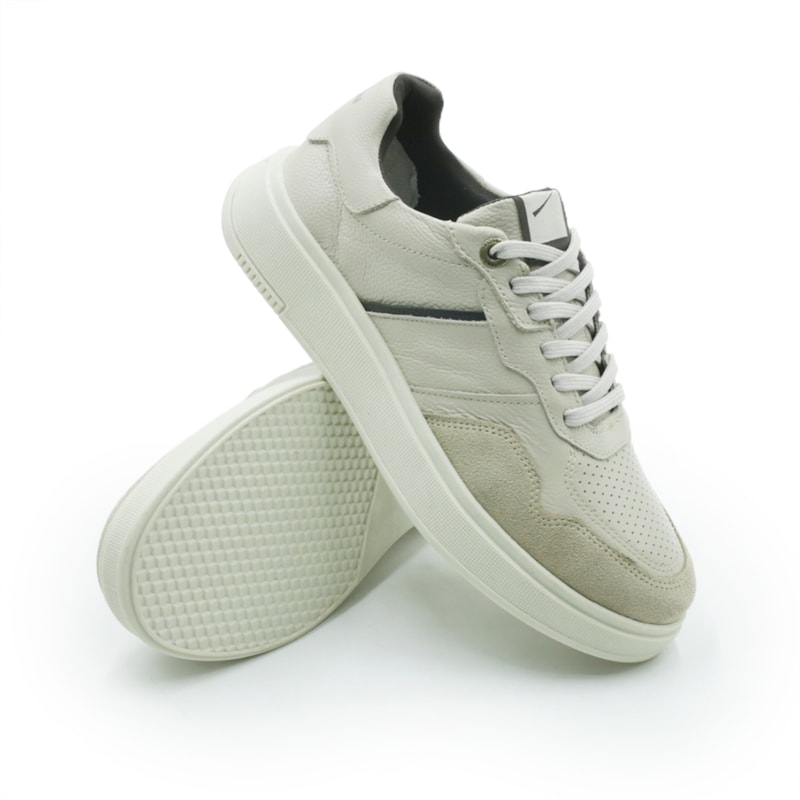 MASCULINO SAPATENIS CASUAL FERRACINI  9320 678 D EASY CINZA CLARO CAMURCA AREIA