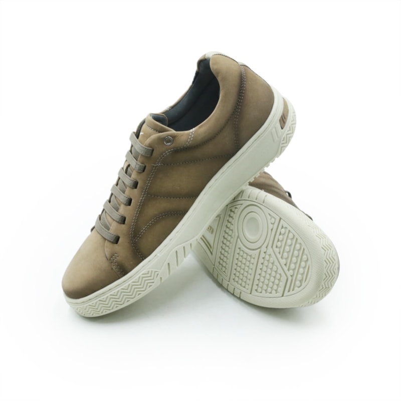 MASCULINO SAPATENIS CASUAL FERRACINI  9785 736 D NOBUCK SPORT CINZA