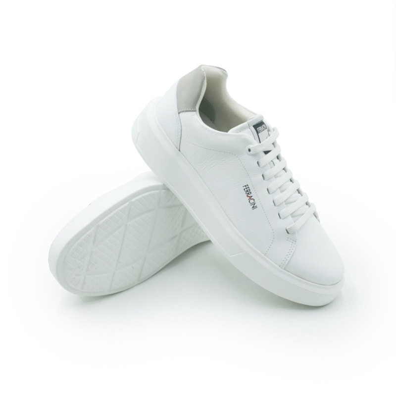 MASCULINO SAPATENIS CASUAL FERRACINI FLIP  6785 729 D FLAT BRANCO