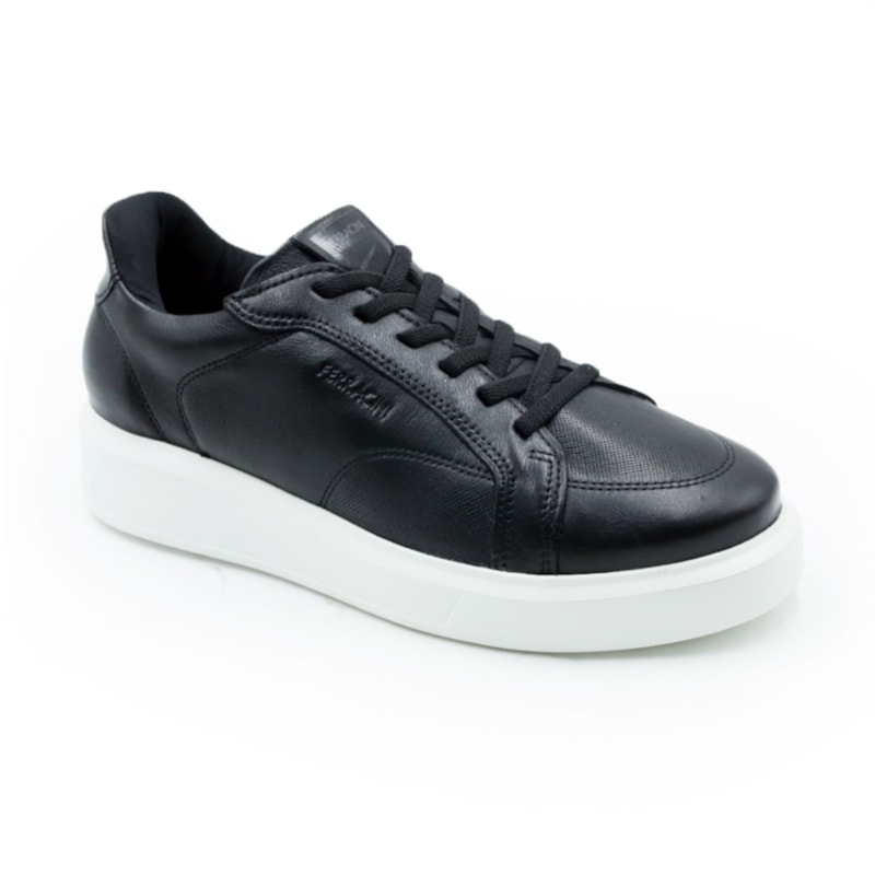 MASCULINO SAPATENIS CASUAL FERRACINI FLIP CLASS  9110 733 A WIND LUX PRETO