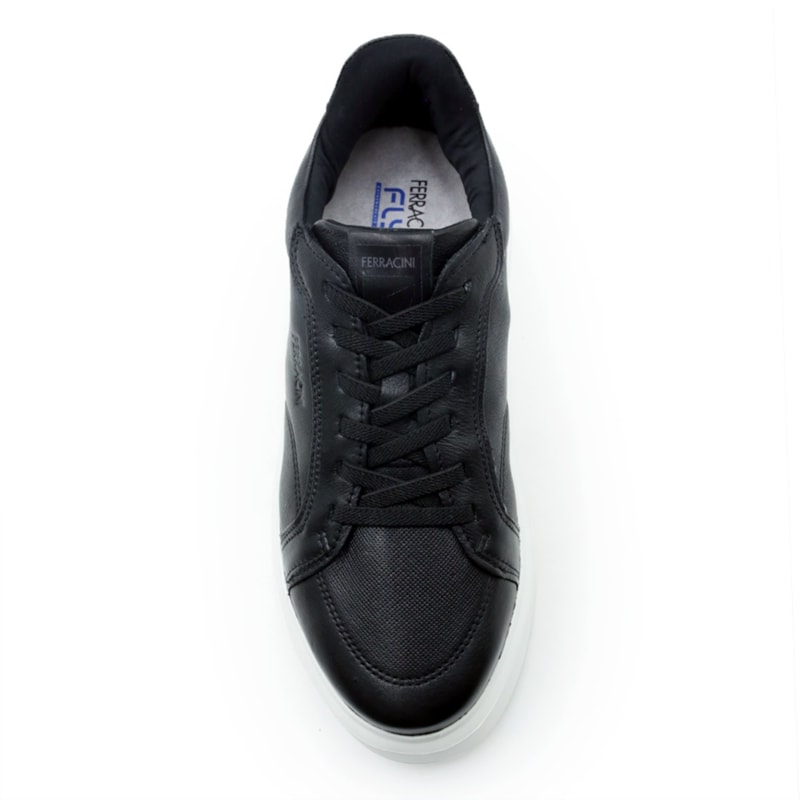 MASCULINO SAPATENIS CASUAL FERRACINI FLIP CLASS  9110 733 A WIND LUX PRETO